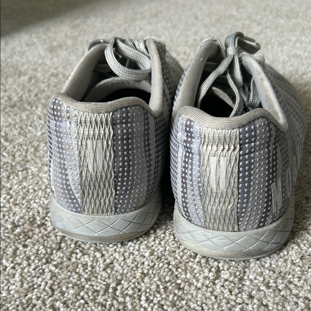 *SOLD* NOBULL Gray Striped Sneakers - Picture 2 of 7